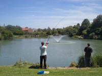 La pêche à la Base de Loisirs du Val du Riot