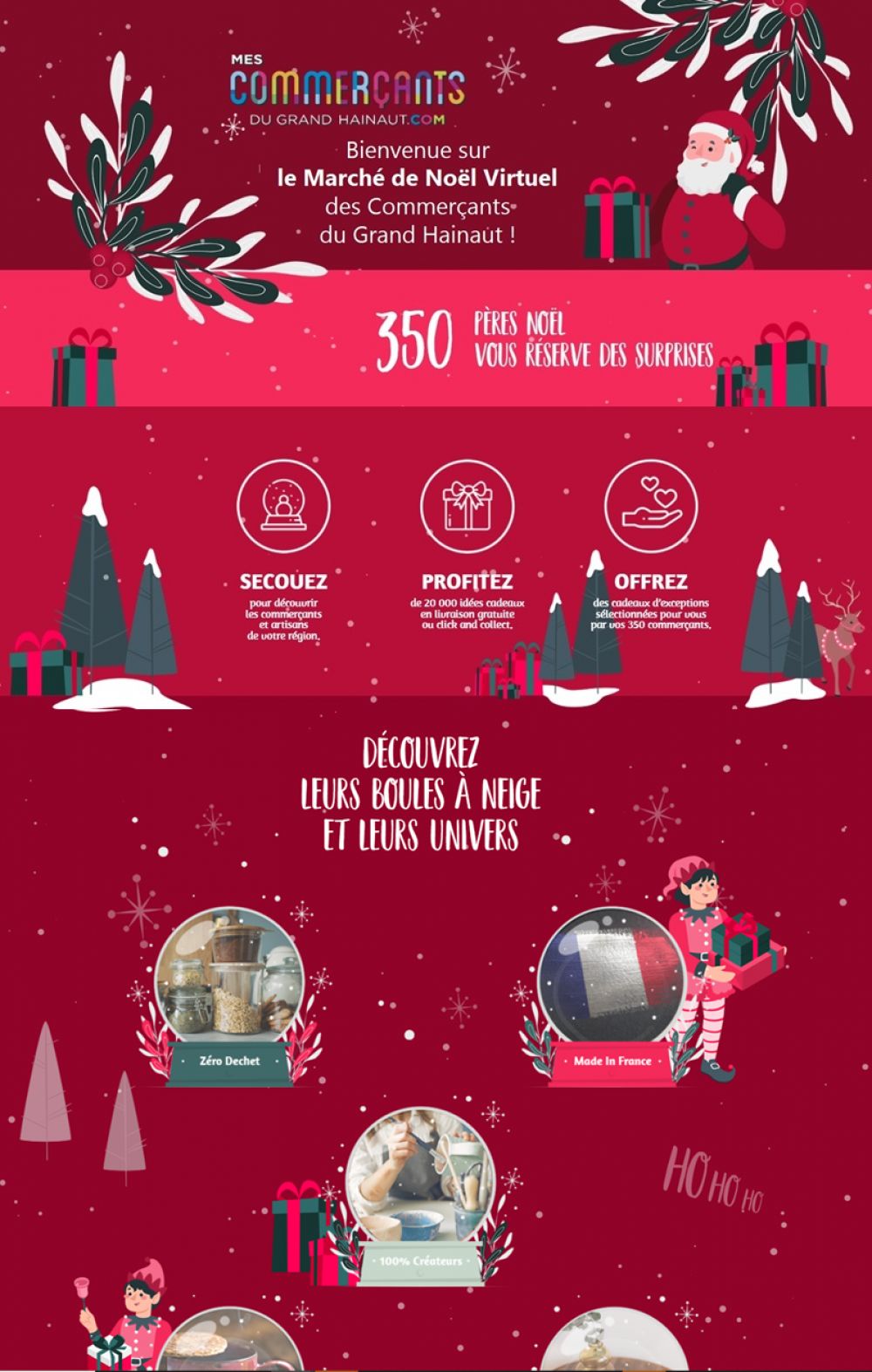 Le Marché de Noël virtuel des Commerçants du Grand Hainaut fait son