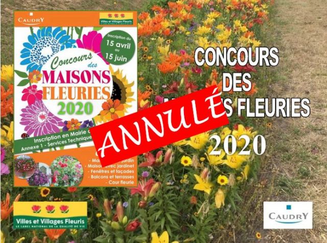 Annulation du concours des maisons fleuries en 2020 ...