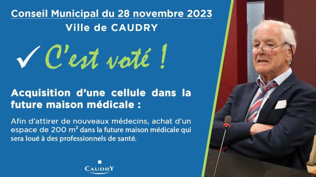 C'est voté en conseil municipal ...