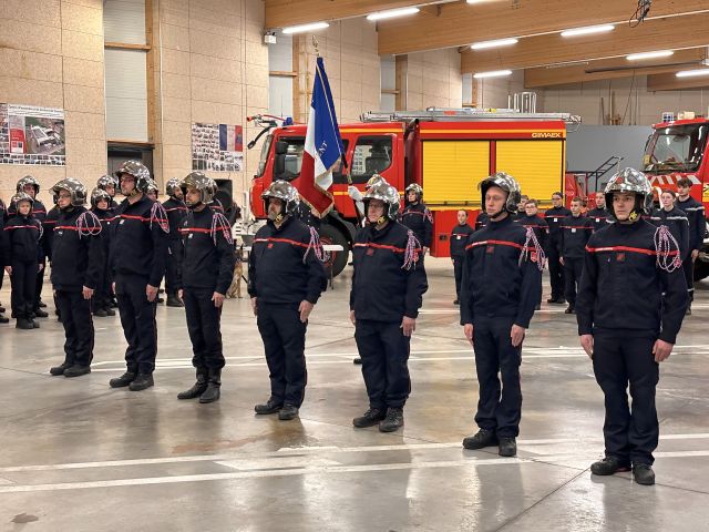 Cérémonie de la Sainte Barbe 2023 au SDIS de Caudry ...