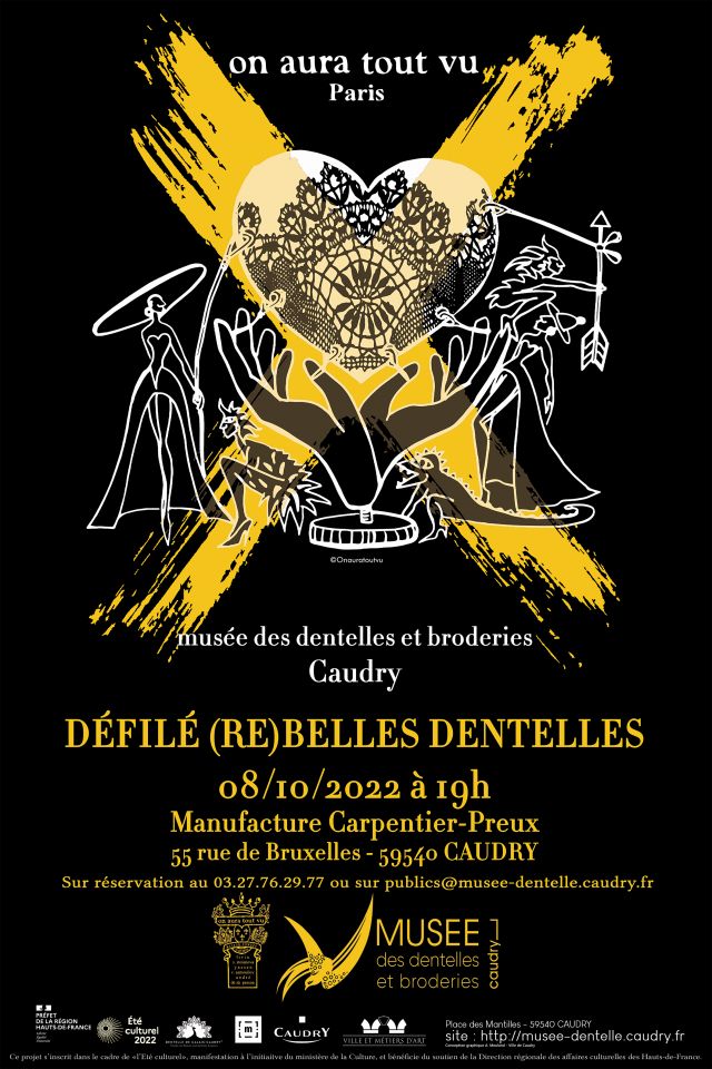 Défilé haute couture à la manufacture Carpentier-Preux de Caudry ...