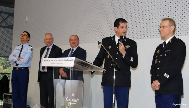 Départ de Marc Devienne, Commandant en second de la compagnie de Gendarmerie de Cambrai...