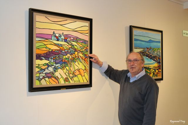 Exposition de peintures de M. Bernard Marousé à Caudry ...
