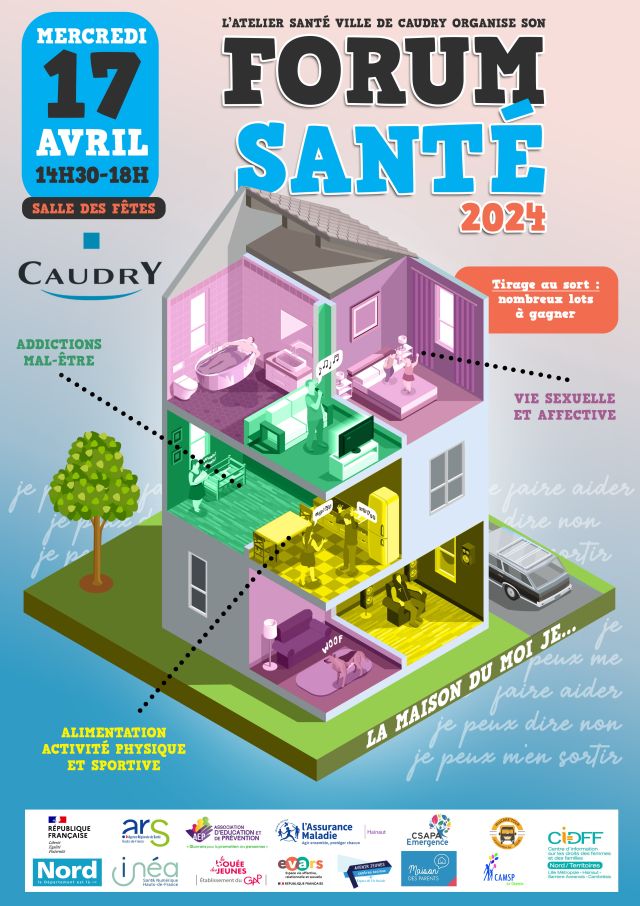 Forum Santé 2024 « La Maison du moi je… » organisé par l'Atelier Santé Ville