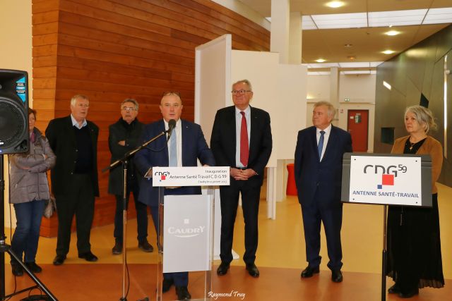 Inauguration de l’antenne de médecine du travail du CDG 59 à Caudry ...