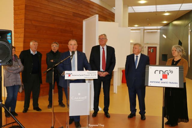 Inauguration de l’antenne de médecine du travail du CDG 59 à Caudry