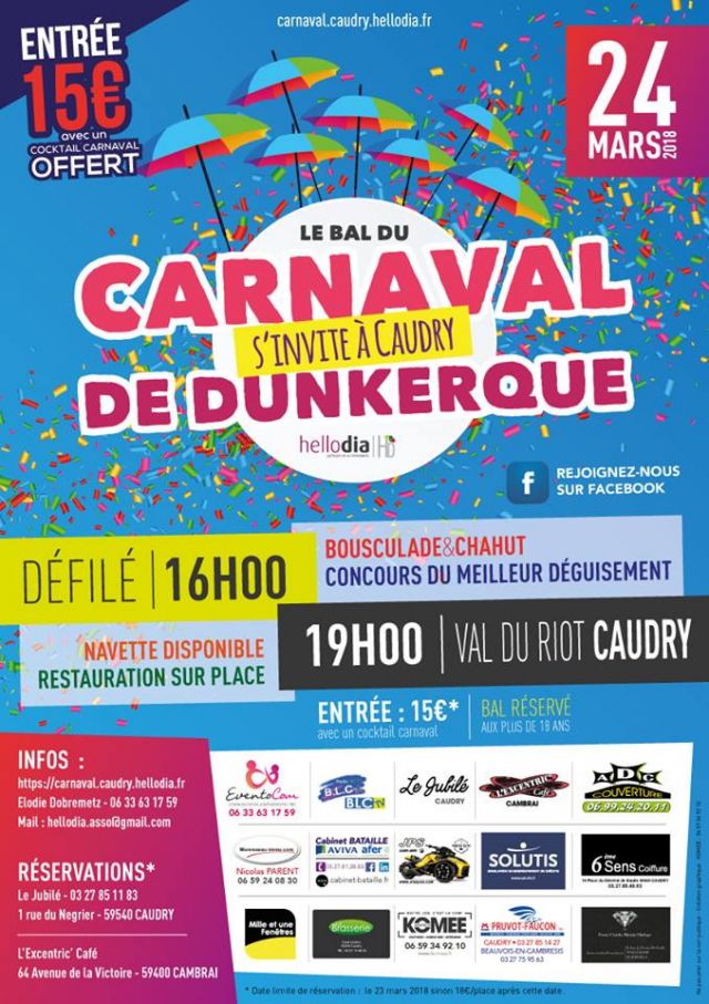L’incroyable carnaval de Dunkerque de retour à Caudry !!