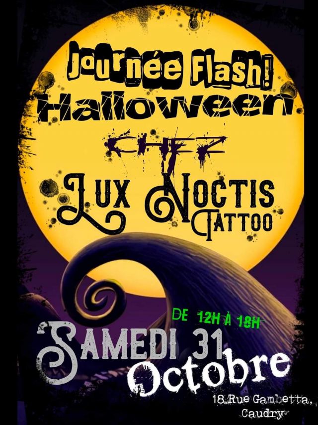 La journée flash d'Halloween chez Lux Noctis Tattoo ...