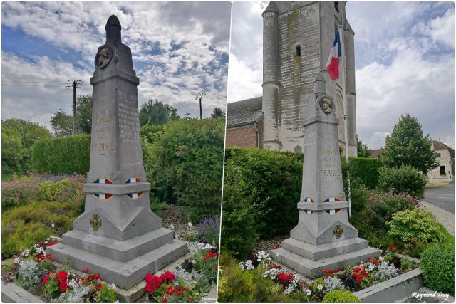 La réfection du monument aux morts d'Audencourt...