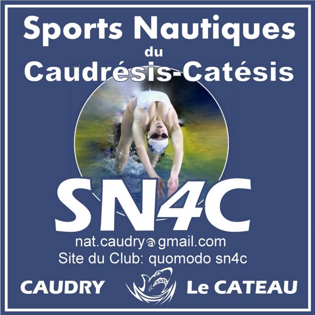 Le club des Sports Nautiques du Caudrésis-Catésis (SN4C) recrute un entraîneur de natation ...