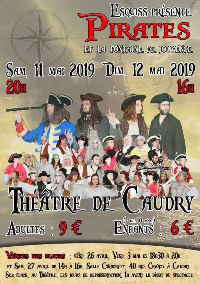 Les Pirates et la Fontaine de Jouvence avec Esquiss