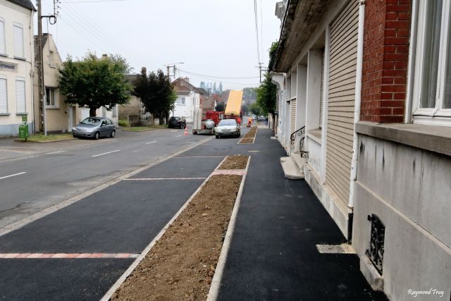 Les travaux du boulevard Jean Jaurès continuent ...