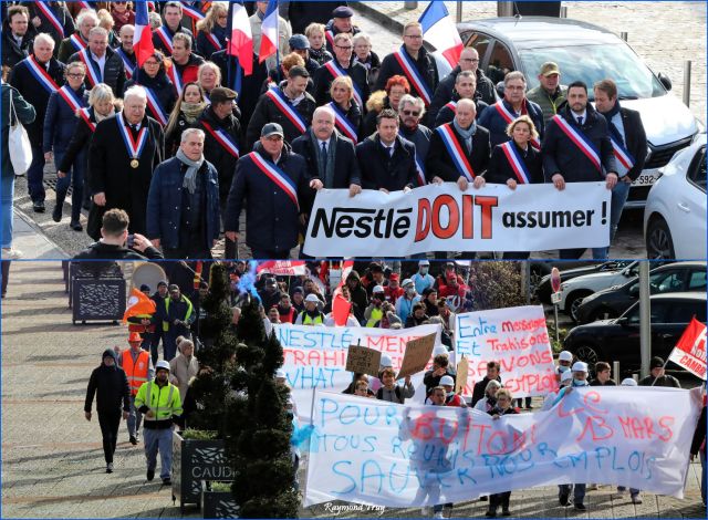 Manifestation de soutien aux salariés de Buitoni