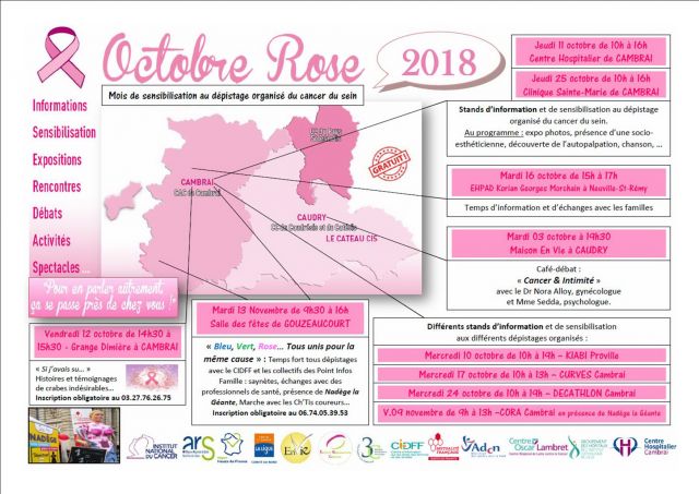 Octobre Rose en Cambrésis 2018-...