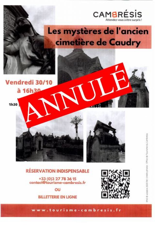 Organisation visite de l'ancien cimetière de Caudry les 30/10 et 14/11 ...