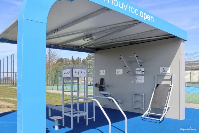 Ouverture d'une aire de fitness connectée et gratuite au Stade Sandras      ...