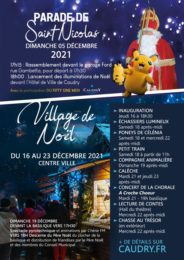 Parade de Saint Nicolas et Village de Noel ...