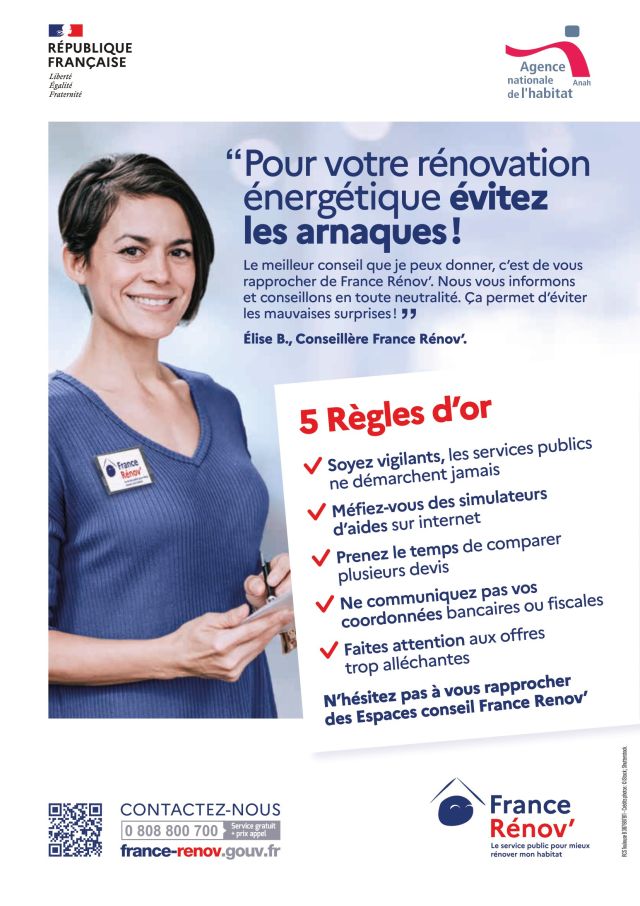 Prévention sur les fraudes à la rénovation énergétique