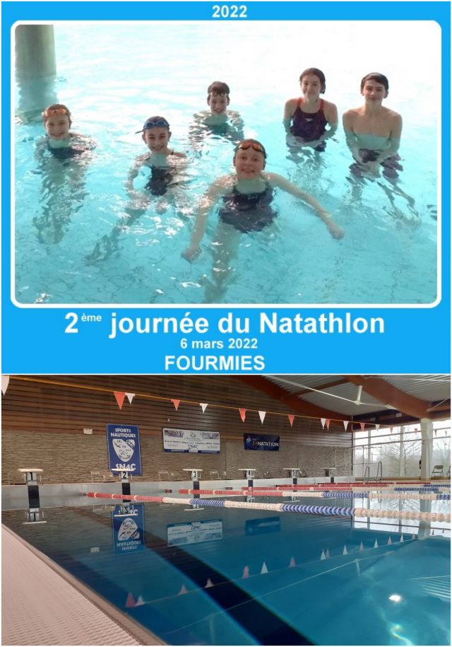 Résultats SN4C à Fourmies Deuxième journée du Natathlon 