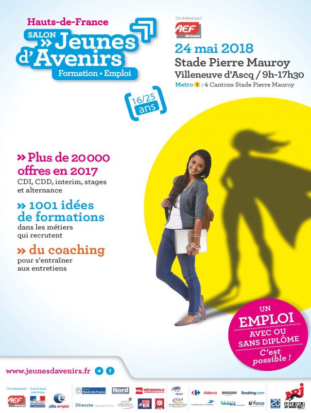 Salon Jeunes d’Avenir à Villeneuve d’Ascq...