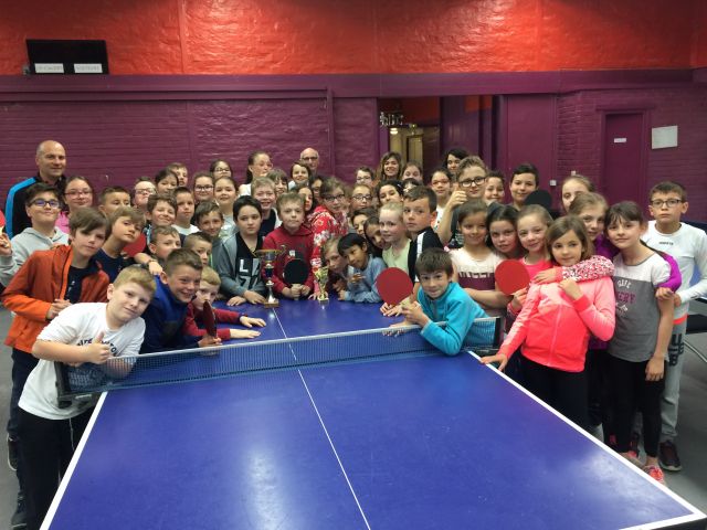  Tennis de Table de fin de cycle scolaire avec l'école Sainte-Maxellende...