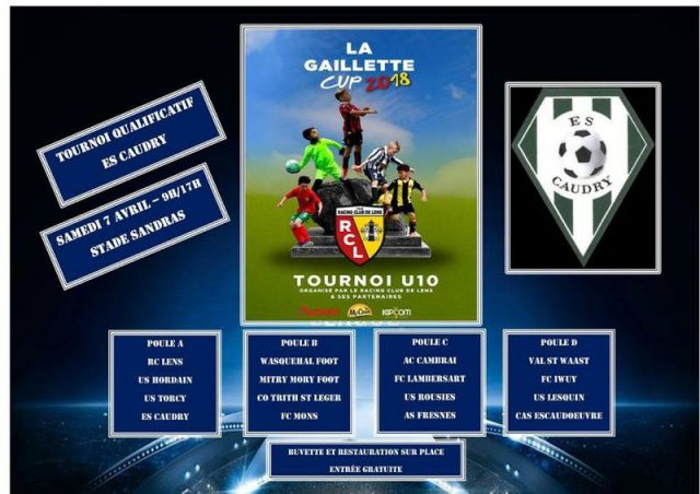 Tournoi de football La Gaillette cup 2018