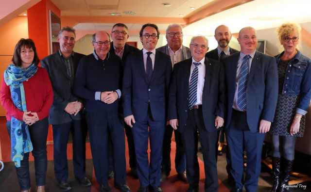 Visite de Monsieur Nicolas LEBAS, président de l'association des Maires du Nord...
