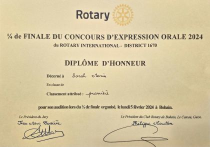 Concours éloquence 