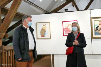 Exposition "Toutes en dentelle" à la Bibliothèque Municipale de Caudry 