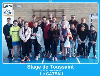 Stage de Toussaint pour les nageurs du SN4c