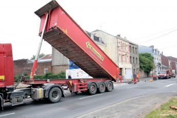 travaux bd jean jaurés. caudry