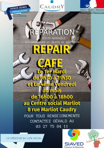 Un atelier Repair Café à Caudry