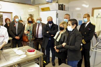 Visite de la Secrétaire d'État chargée de la jeunesse et de l'engagement à Caudry