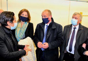 Visite de la Secrétaire d'État chargée de la jeunesse et de l'engagement à Caudry
