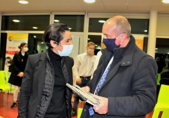 Visite de la Secrétaire d'État chargée de la jeunesse et de l'engagement à Caudry