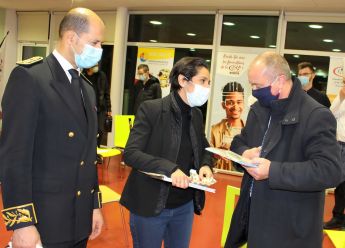 Visite de la Secrétaire d'État chargée de la jeunesse et de l'engagement à Caudry